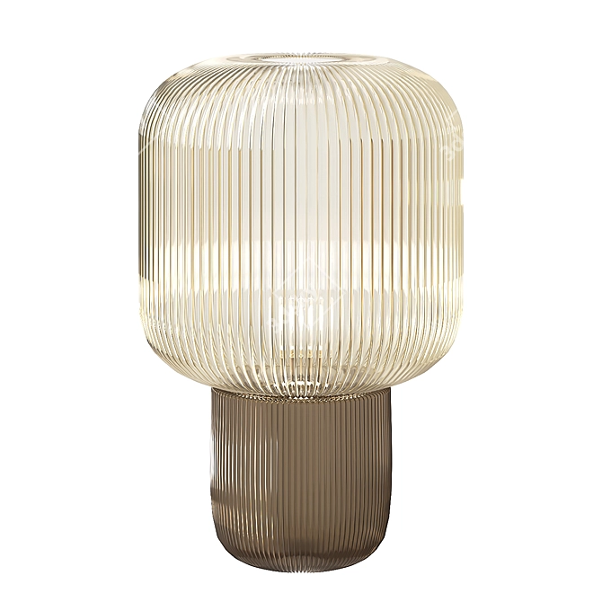 Dual Tone Glass Table Lamp 3D model image 2