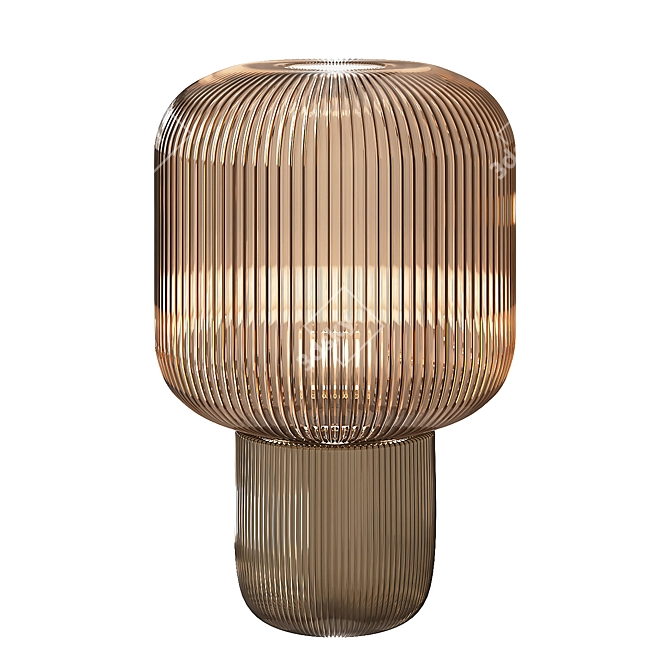 Dual Tone Glass Table Lamp 3D model image 3