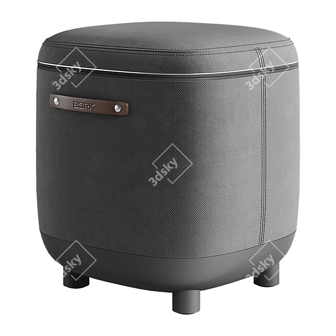 Bork D615 Massage Pouf 3D model image 3