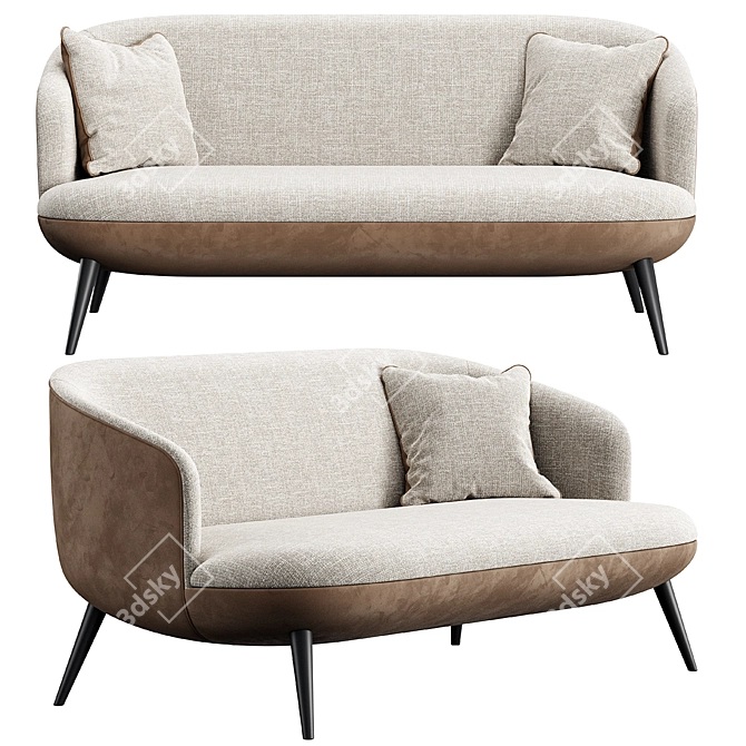 Modern Raph Konyshev Sofa 3D model image 1