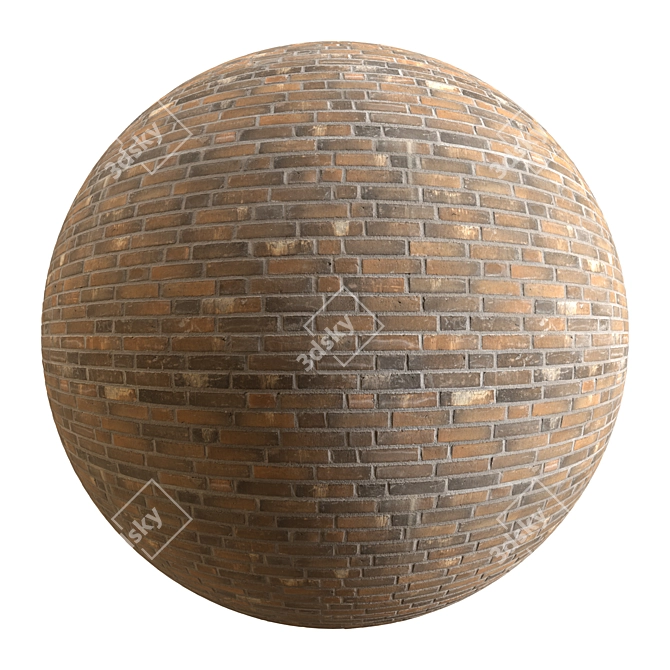 Advanced Texture Brick Material Kit 3D model image 1