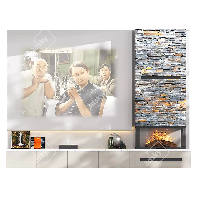 Xiaomi Laser Projector Wall Unit 3D model image 2