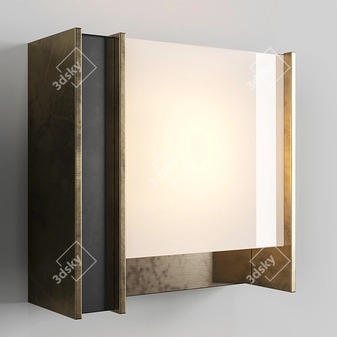 Luxury Venicem Glam Wall Sconce 3D model image 1