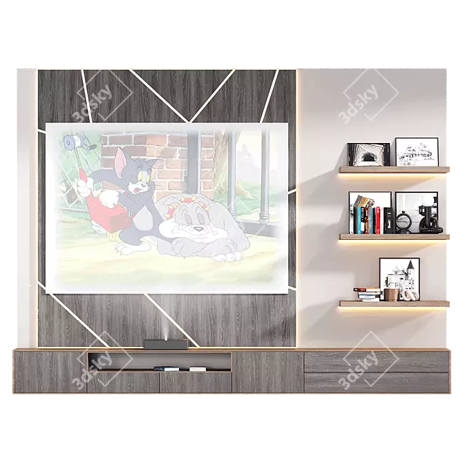 Xiaomi 4K Laser Projector Wall 3D model image 2