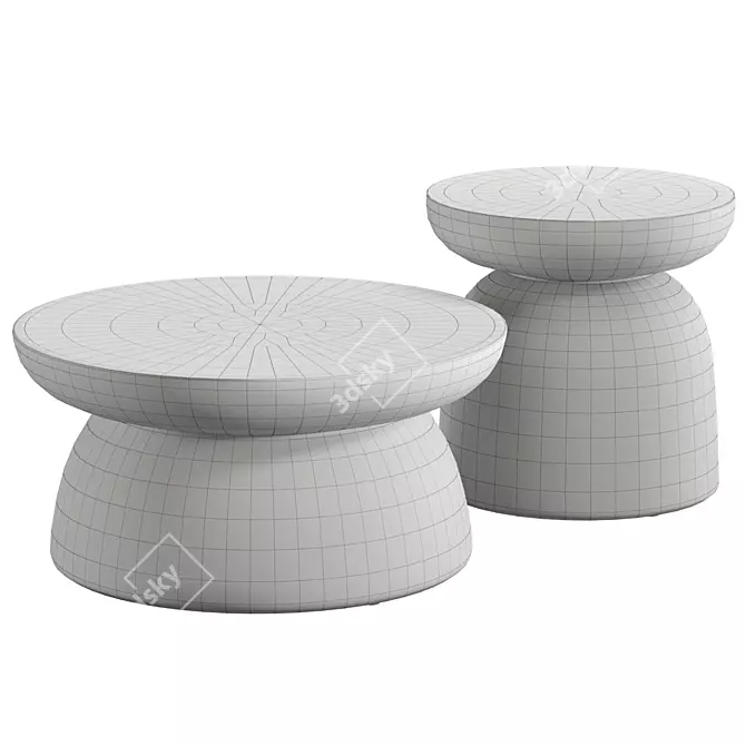 Muimui Tables by La Redoute 3D model image 4