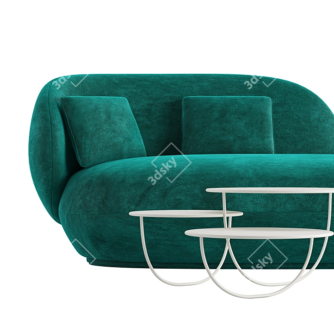 Oaze Levitating Comfort Sofa 3D model image 4