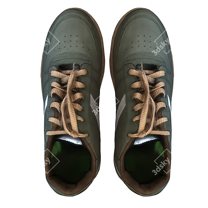 VRay-Rendered 3Ds Model Shoes 3D model image 3