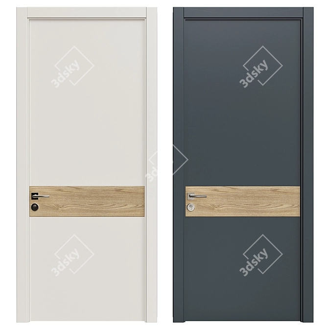 3D Model Interior Door 236 3D model image 1