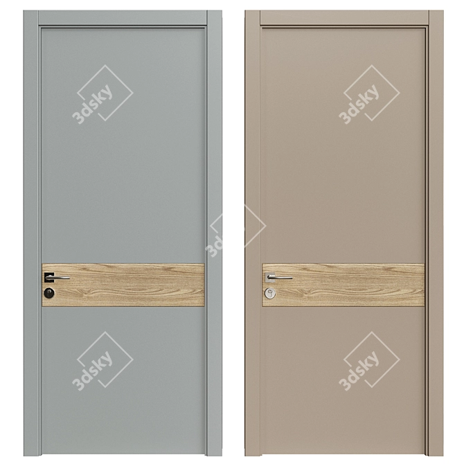 3D Model Interior Door 236 3D model image 2