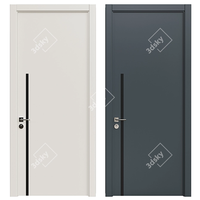 Interior Doors 3D Model 237 3D model image 1