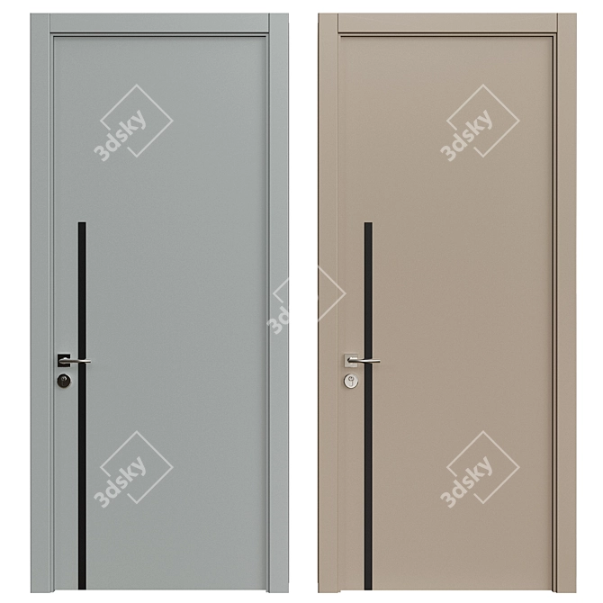 Interior Doors 3D Model 237 3D model image 2