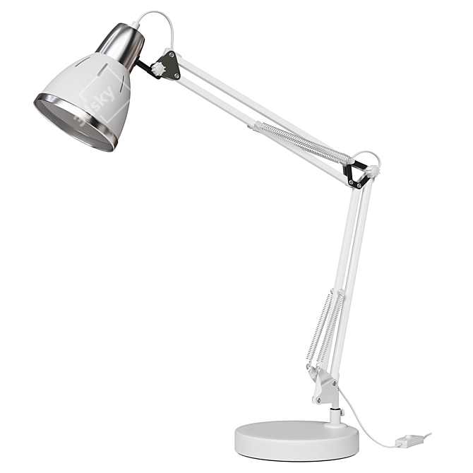 Arte Lamp White Desk Lamp 3D model image 1