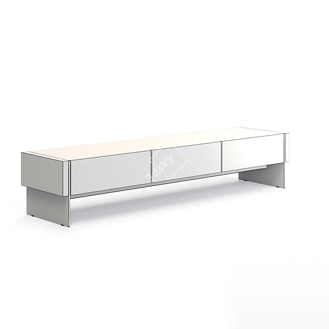 Cosmo Somerset TV Stand with Drawers 3D model image 5