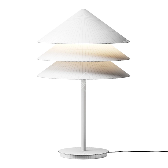  Multicolor Desk Lamp Shade 3D model image 6