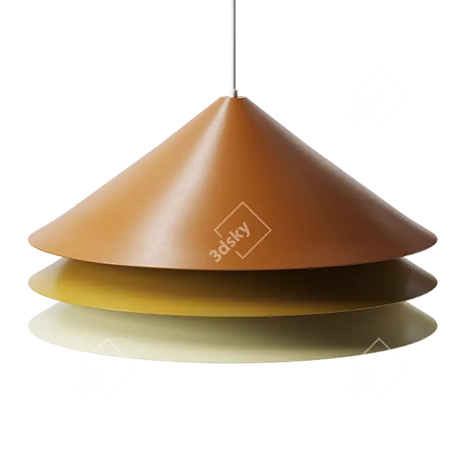 Multicolor Pendant Lamp Shade 3D model image 1