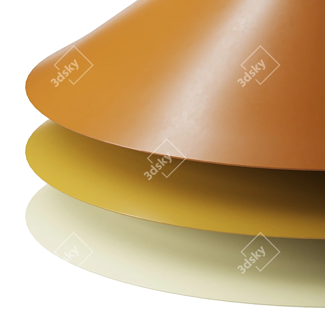 Multicolor Pendant Lamp Shade 3D model image 2