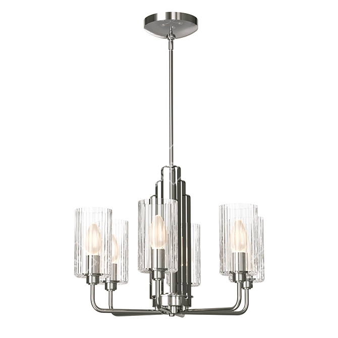 Kichler Kimrose6-PN Chandelier Fixture 3D model image 1