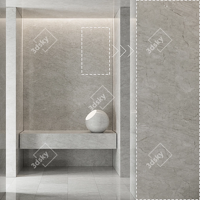 Marble Stone Texture Pack 3D model image 1