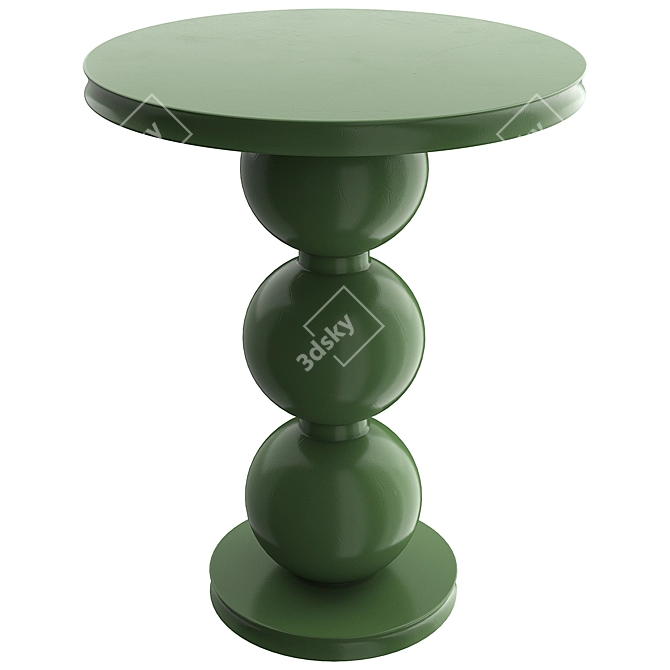 Sleek Modern Nigel Side Table 3D model image 3