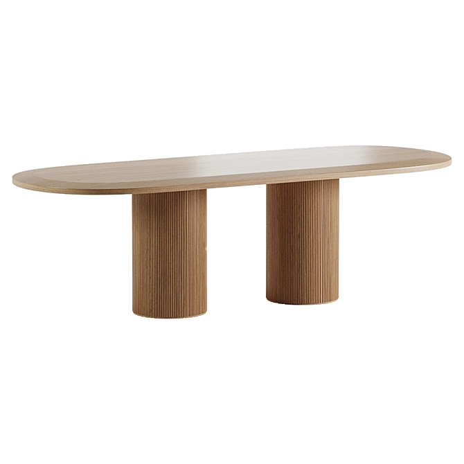  Modern Dining Set 94 3D model image 3