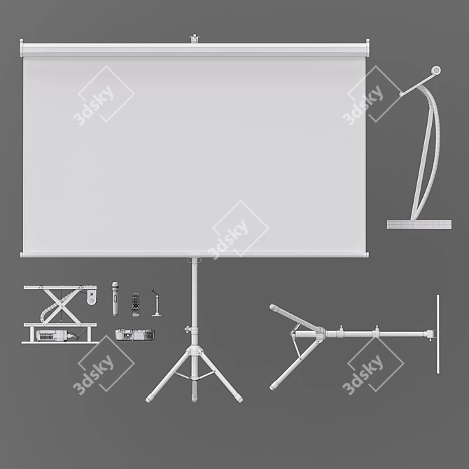 Performance & Home Cinema Electrical Equipment Set 3D model image 7