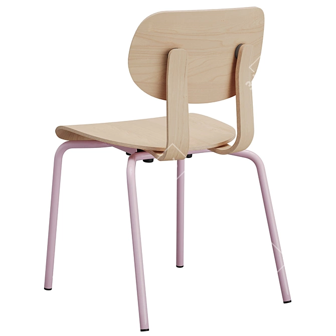 VG&P HD Stacking Chair - Designer Seating 3D model image 6