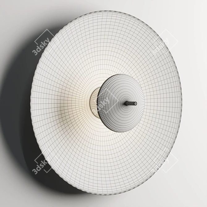 Modern Luna Wall Sconce 3D model image 3