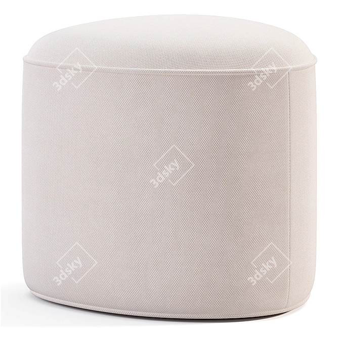 Stylish GOGO Pouf Collection by Leyform. 3D model image 3