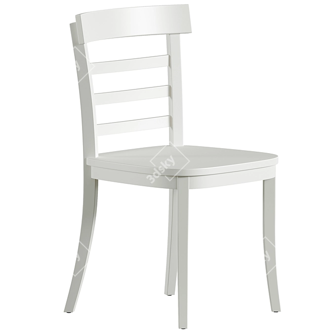 Elegant Liam Dining Chair 3D model image 4