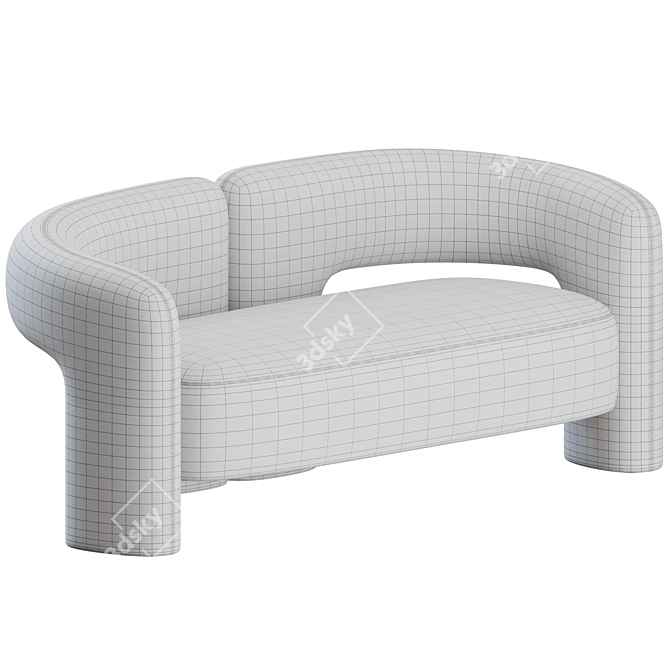 Modern Dudet Sofa by Cassina 3D model image 4