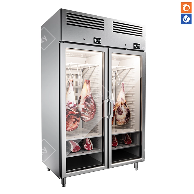 Versatile Fridge FRSI13GE2 3D model image 1