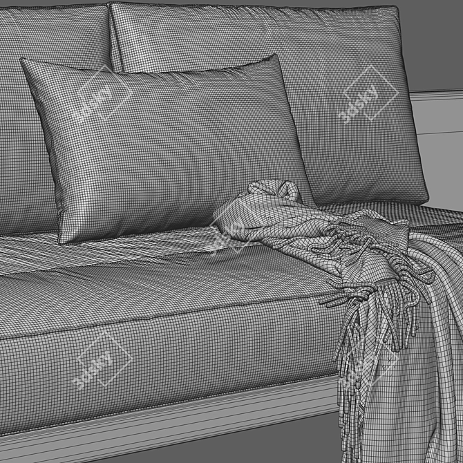 Zen Urban Sofa | 3D Model 3D model image 5