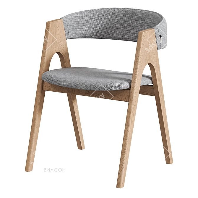 Wilson Chair - Scandinavian Style 3D model image 2