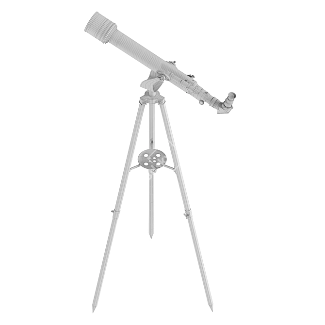 Sigeta Crux Telescope: Beginner Level Astronomy 3D model image 7