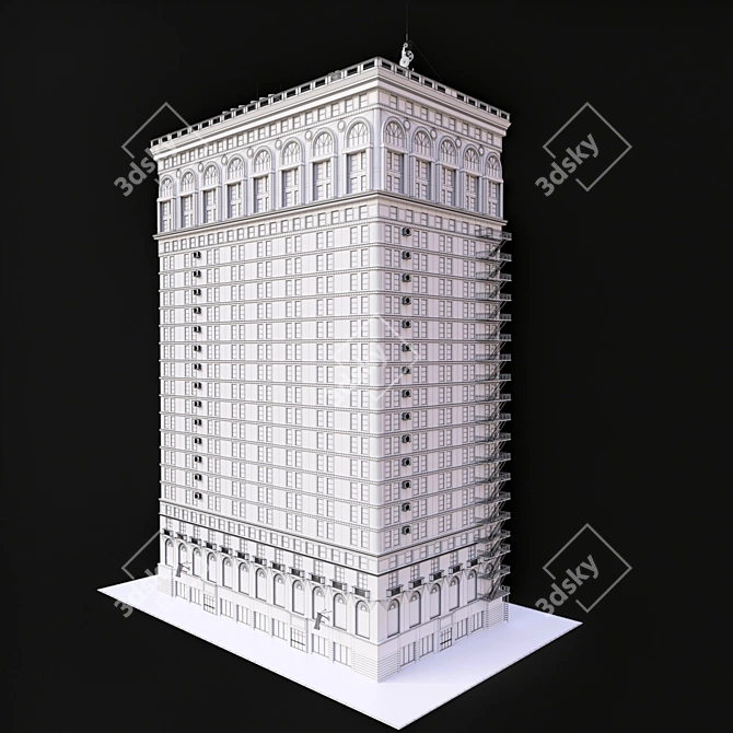 Architectural Exterior Building 3D Model 3D model image 6