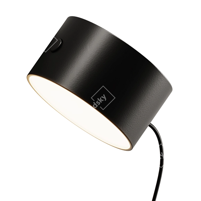 Muuto Adjustable Post Wall Lamp 3D model image 4