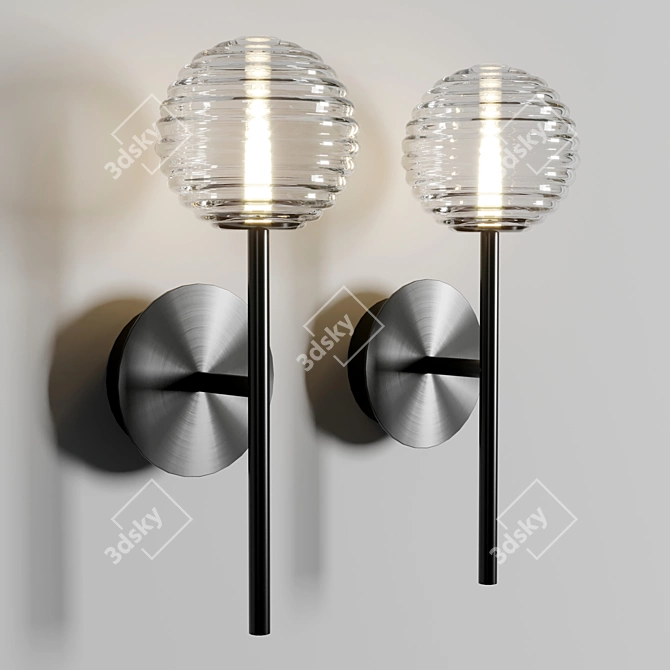 Aromas Doul LED Wall Lamp 3D model image 2