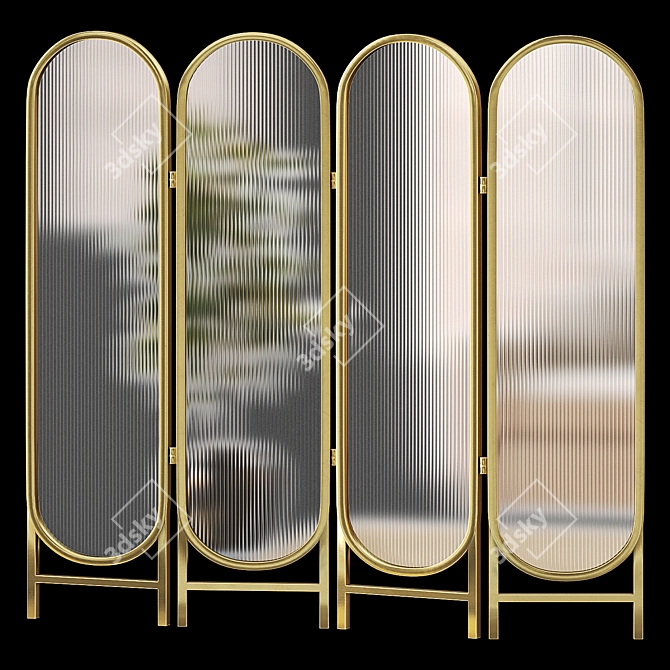  Hollywood Illumination Floor Mirror 3D model image 3