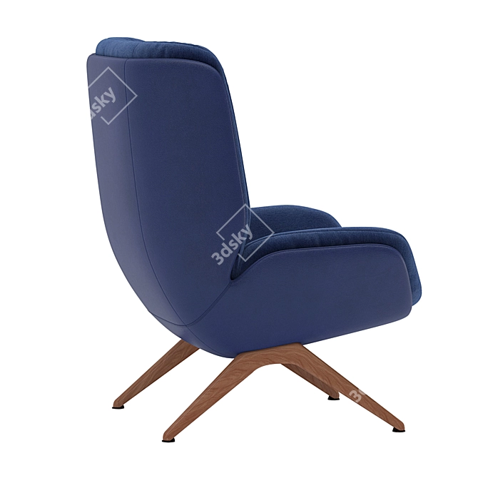 Arper Lepal Chair 3D Model 3D model image 4