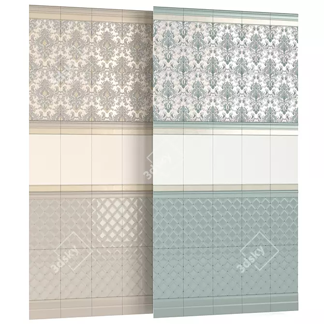 Bragansa Ceramic Tile Collection 3D model image 2