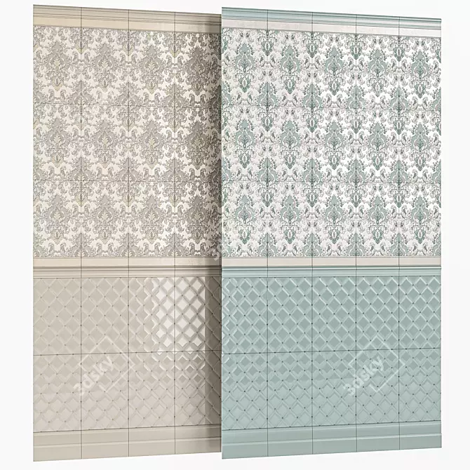 Bragansa Ceramic Tile Collection 3D model image 7