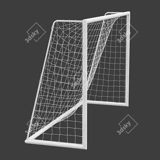 Indoor/Outdoor Mini Football Goal/Gate 3D model image 2