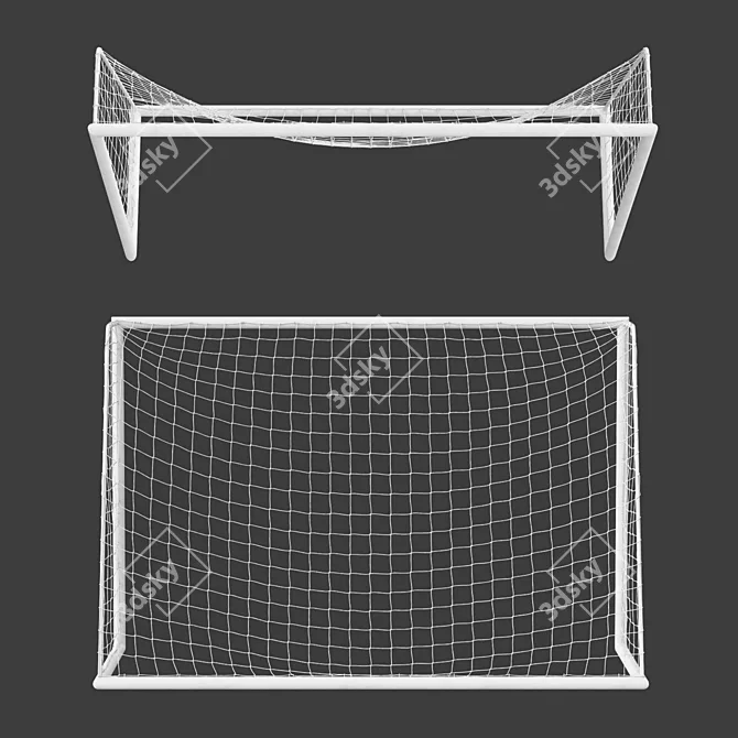 Indoor/Outdoor Mini Football Goal/Gate 3D model image 4