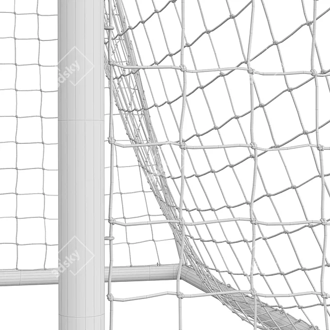 Indoor/Outdoor Mini Football Goal/Gate 3D model image 6