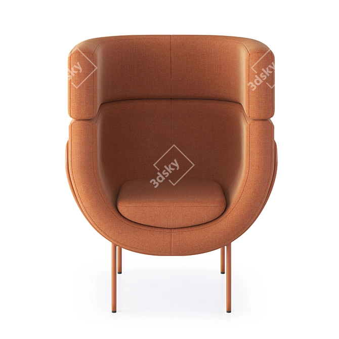 NID 2 Armchair: Modern Comfort 3D model image 3