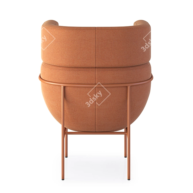 NID 2 Armchair: Modern Comfort 3D model image 4