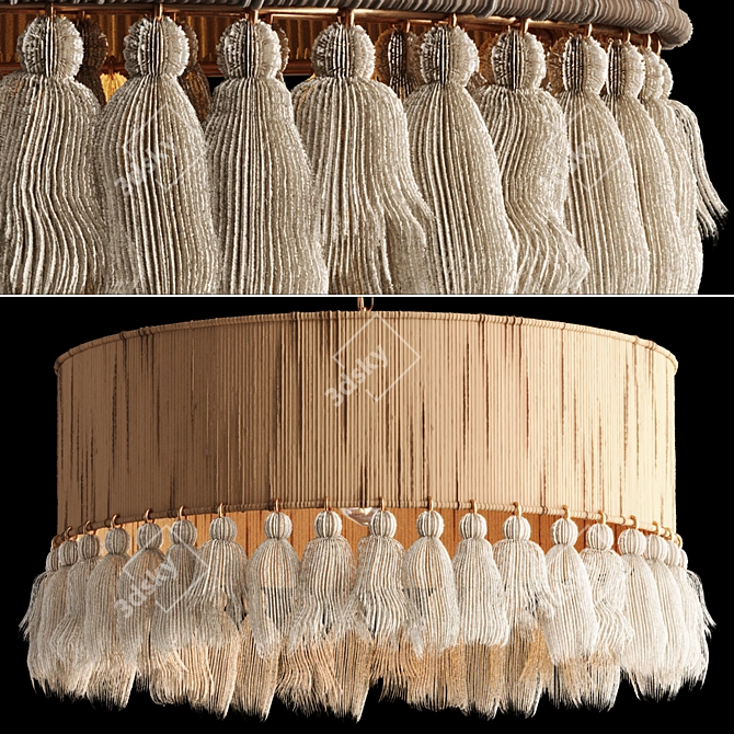 Boho Rara Pendant Lamp, 3D Model 3D model image 13