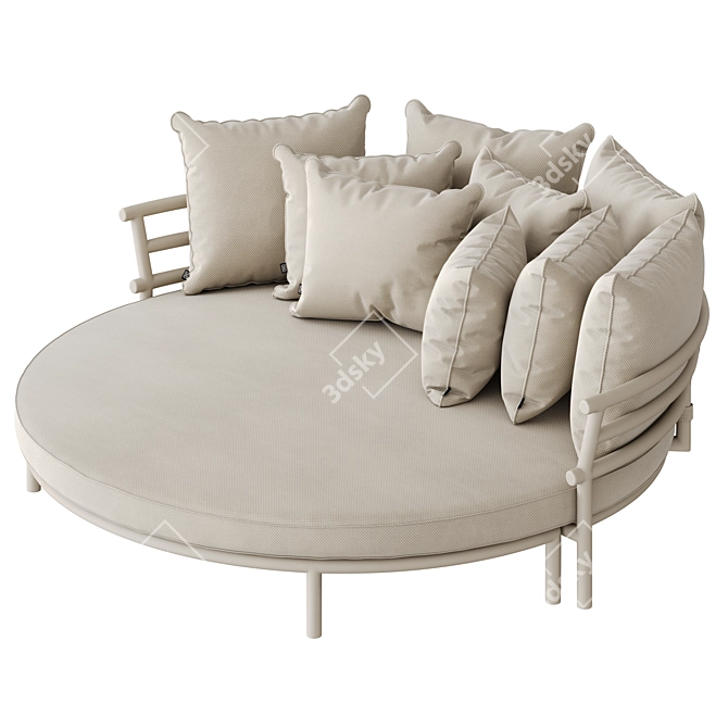  Stylish Outdoor Laguno Round Sofa 3D model image 2