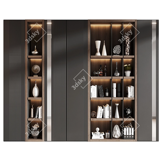 Versatile Bookshelf GHS-2544 (2015) 3D model image 1