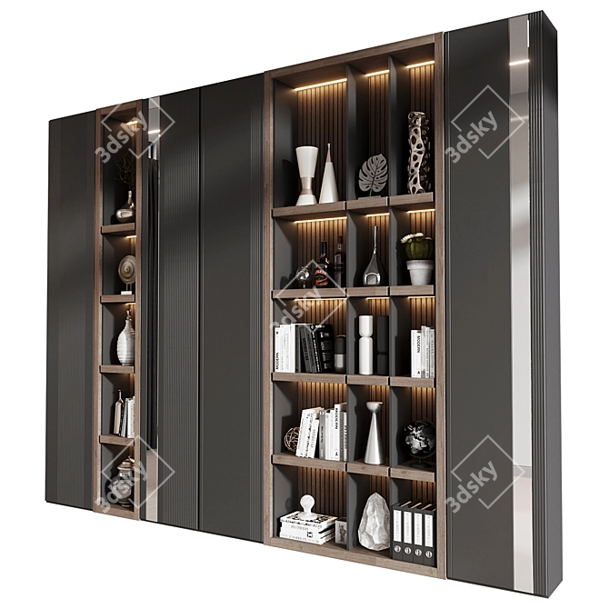 Versatile Bookshelf GHS-2544 (2015) 3D model image 2